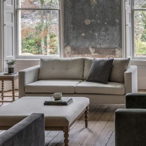 Gallery Direct Whitwell Sofa 3 Seater Light Grey | Shackletons