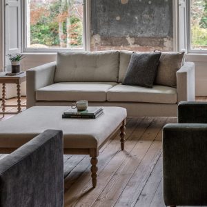 Gallery Direct Whitwell Sofa 3 Seater Light Grey | Shackletons