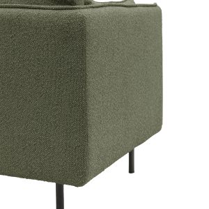 Gallery Direct Wigmore Sofa Verdant Green Boucle | Shackletons