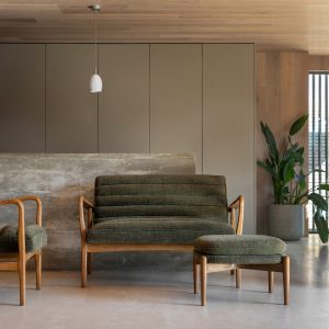 Gallery Direct Datsun 2 Seater Green Boucle | Shackletons