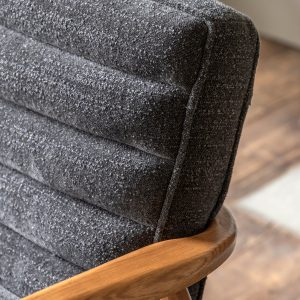 Gallery Direct Datsun 2 Seater Charcoal Boucle | Shackletons