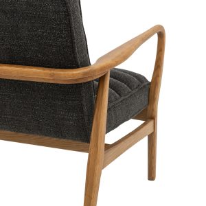 Gallery Direct Datsun 2 Seater Charcoal Boucle | Shackletons