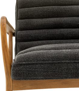 Gallery Direct Datsun 2 Seater Charcoal Boucle | Shackletons