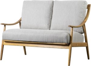 Gallery Direct Reliant 2 Seater Sofa Dark Natural Linen | Shackletons