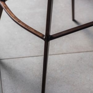Gallery Direct Kelly Bar Chair in Brown | Shackletons
