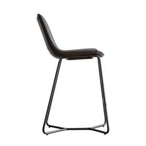 Gallery Direct Hawking Stool Charcoal Set of 2 | Shackletons Gallery Direct Hawking Stool Charcoal Set of 2 | Shackletons