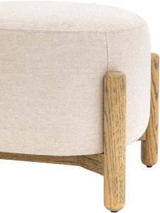 Gallery Direct Tindon Footstool Natural | Shackletons
