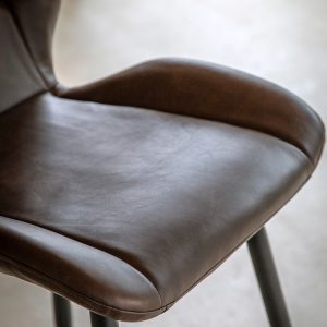 Gallery Direct Manford Stool Brown Set of 2 | Shackletons