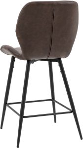 Gallery Direct Manford Stool Brown Set of 2 | Shackletons