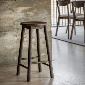 Gallery Direct Hatfield Stool Smoked | Shackletons