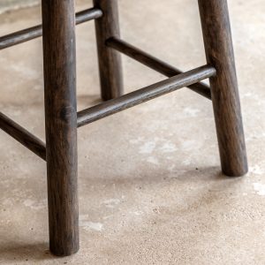 Gallery Direct Hatfield Stool Smoked | Shackletons