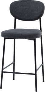 Gallery Direct Oppo Stool Charcoal 2pk | Shackletons
