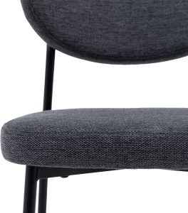 Gallery Direct Oppo Stool Charcoal 2pk | Shackletons