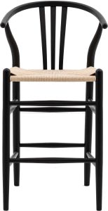 Gallery Direct Whitney Bar Stool Black Set of 2 | Shackletons