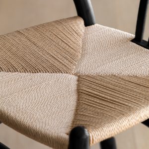 Gallery Direct Whitney Bar Stool Black Set of 2 | Shackletons