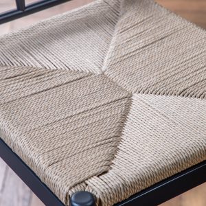 Gallery Direct Eton Bar Stool Meteor Set of 2 | Shackletons