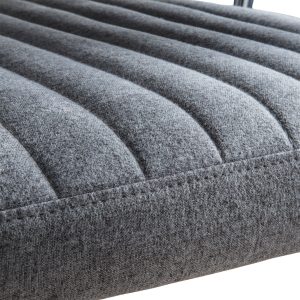 Gallery Direct Mcintyre Swivel Chair Charcoal | Shackletons