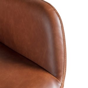 Gallery Direct Faraday Swivel Chair Brown | Shackletons