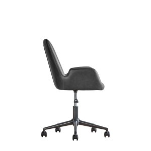 Gallery Direct Faraday Swivel Chair Charcoal | Shackletons