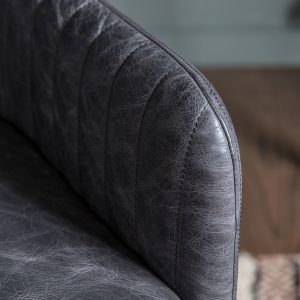 Gallery Direct Curie Swivel Chair Antique Ebony | Shackletons