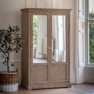 Gallery Direct Mustique 2 mirror Door Wardrobe | Shackletons