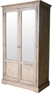 Gallery Direct Mustique 2 mirror Door Wardrobe | Shackletons