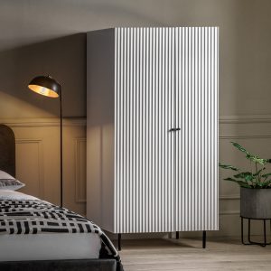 Gallery Direct Buckhurst 2 Door Wardrobe White | Shackletons