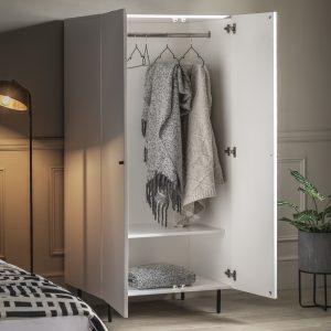 Gallery Direct Buckhurst 2 Door Wardrobe White | Shackletons