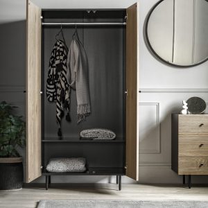 Gallery Direct Hyland 2 Door Wardrobe | Shackletons