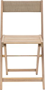 Gallery Garden Lindos Folding Chair Natural 2pk | Shackletons