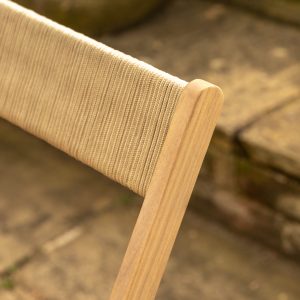 Gallery Garden Lindos Folding Chair Natural 2pk | Shackletons