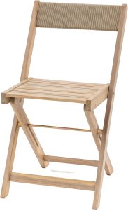 Gallery Garden Lindos Folding Chair Natural 2pk | Shackletons