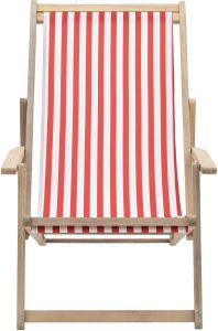 Gallery Direct Red Stripe Deck Chair | Shackletons
