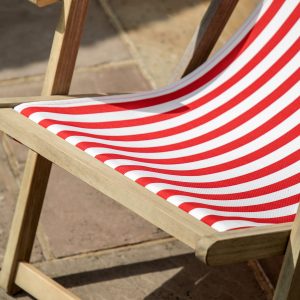 Gallery Direct Red Stripe Deck Chair | Shackletons