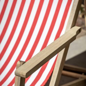 Gallery Direct Red Stripe Deck Chair | Shackletons
