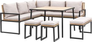Gallery Garden Naples Corner Dining Set | Shackletons