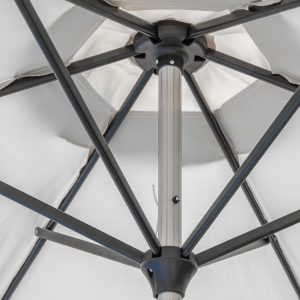 Gallery Garden Vazzano 27m Parasol Grey | Shackletons