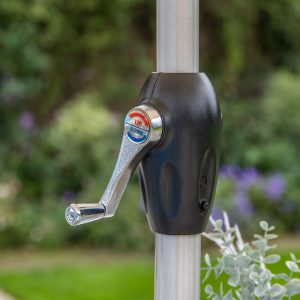 Gallery Garden Vazzano 27m Parasol Grey | Shackletons