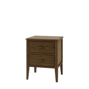 Gallery Direct Camden 2 Drawer Bedside Walnut | Shackletons
