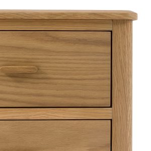 Gallery Direct Camden 2 Drawer Bedside Natural | Shackletons
