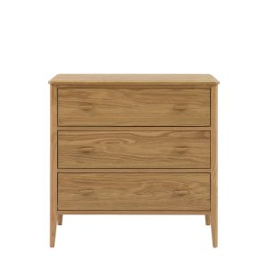 Gallery Direct Camden 3 Drawer Chest Natural | Shackletons