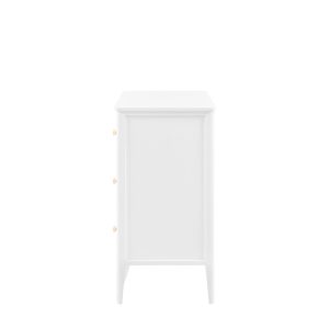 Gallery Direct Acton 3 Drawer Chest White | Shackletons