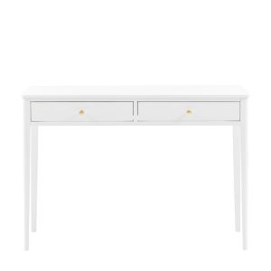 Gallery Direct Acton 2 Drawer Console White | Shackletons