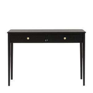 Gallery Direct Acton 2 Drawer Console Black | Shackletons