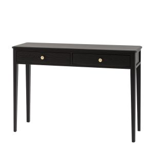 Gallery Direct Acton 2 Drawer Console Black | Shackletons