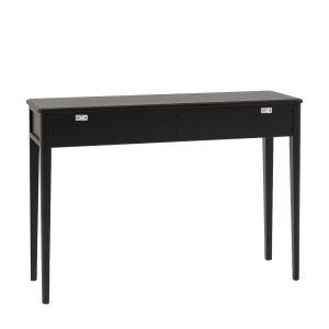 Gallery Direct Acton 2 Drawer Console Black | Shackletons