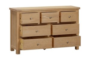 Foxington 3 Over 4 Chest   Natural Oak | Shackletons