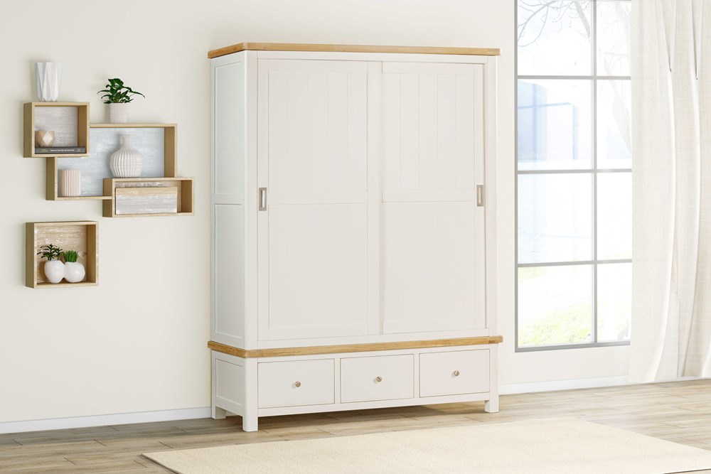 Foxington Large Wardrobe - OWP Painted