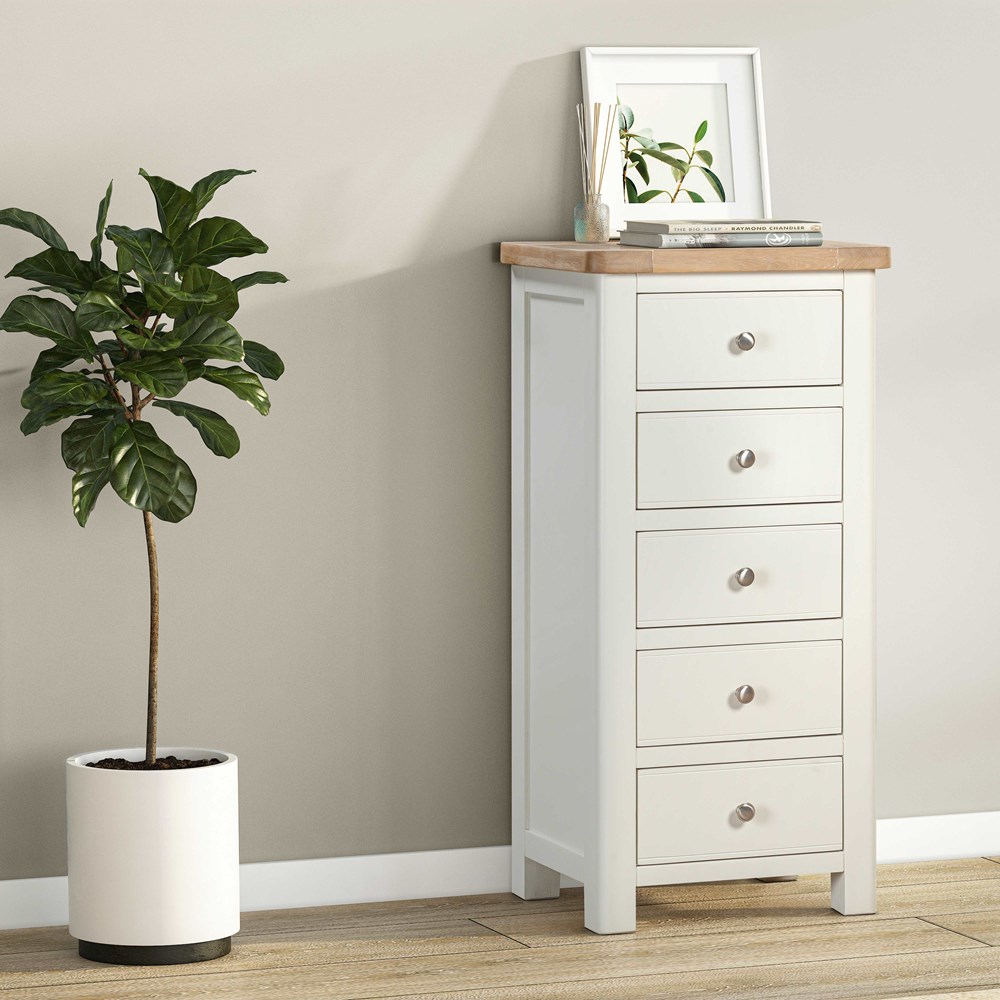 Foxington 5 Drawer Chest - OWP Painted