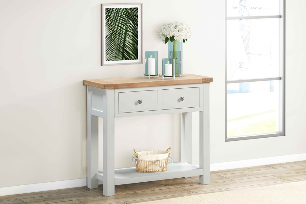 Foxington Console Table with 2 Drawers - OWP Painted